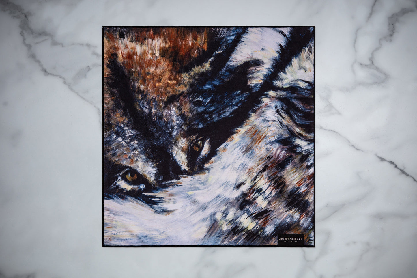 Langley Fox Cleaning Cloth - Resting Wolf